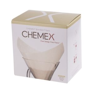 Chemex paper filters square white, 100pcs